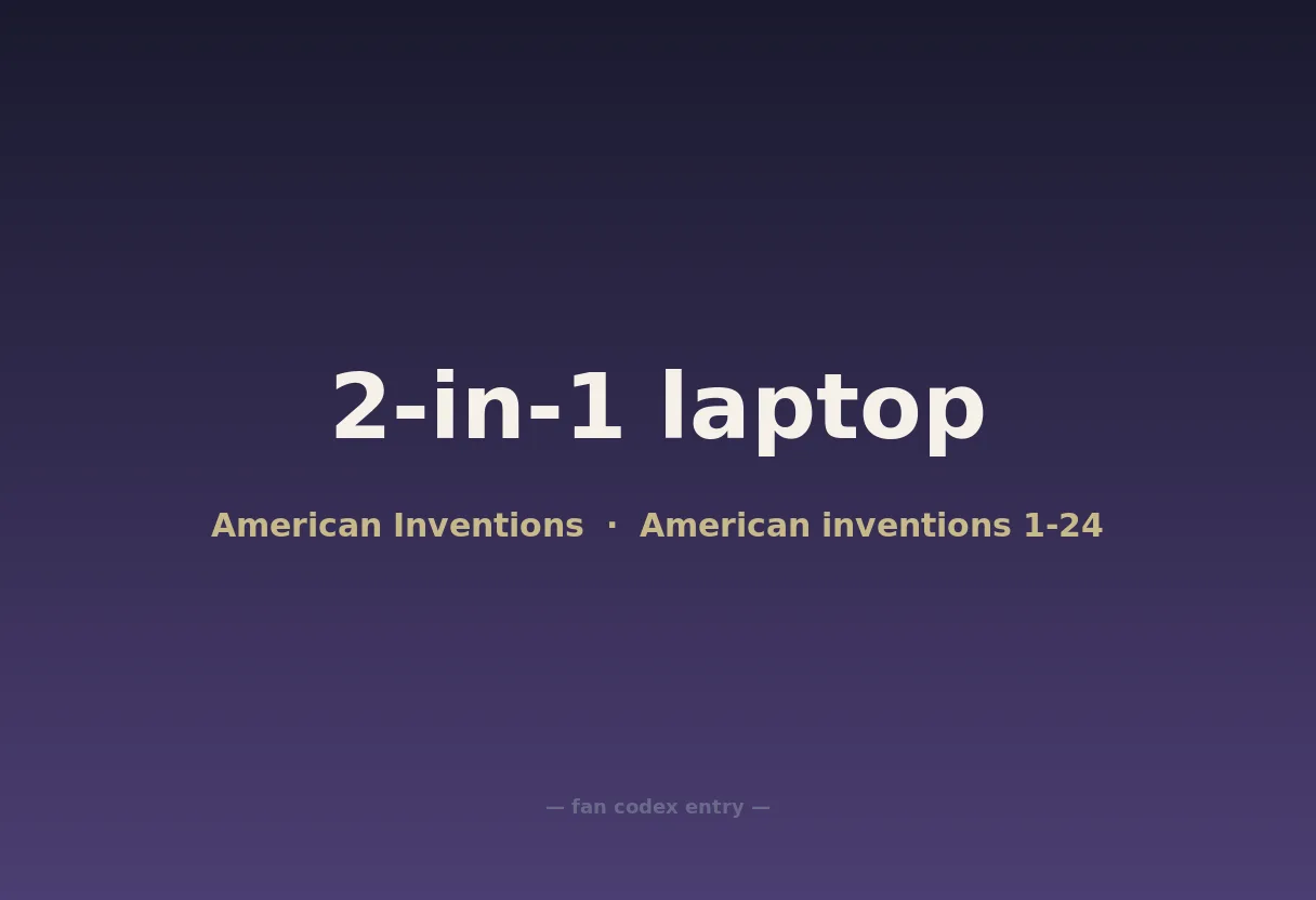 2-in-1 laptop